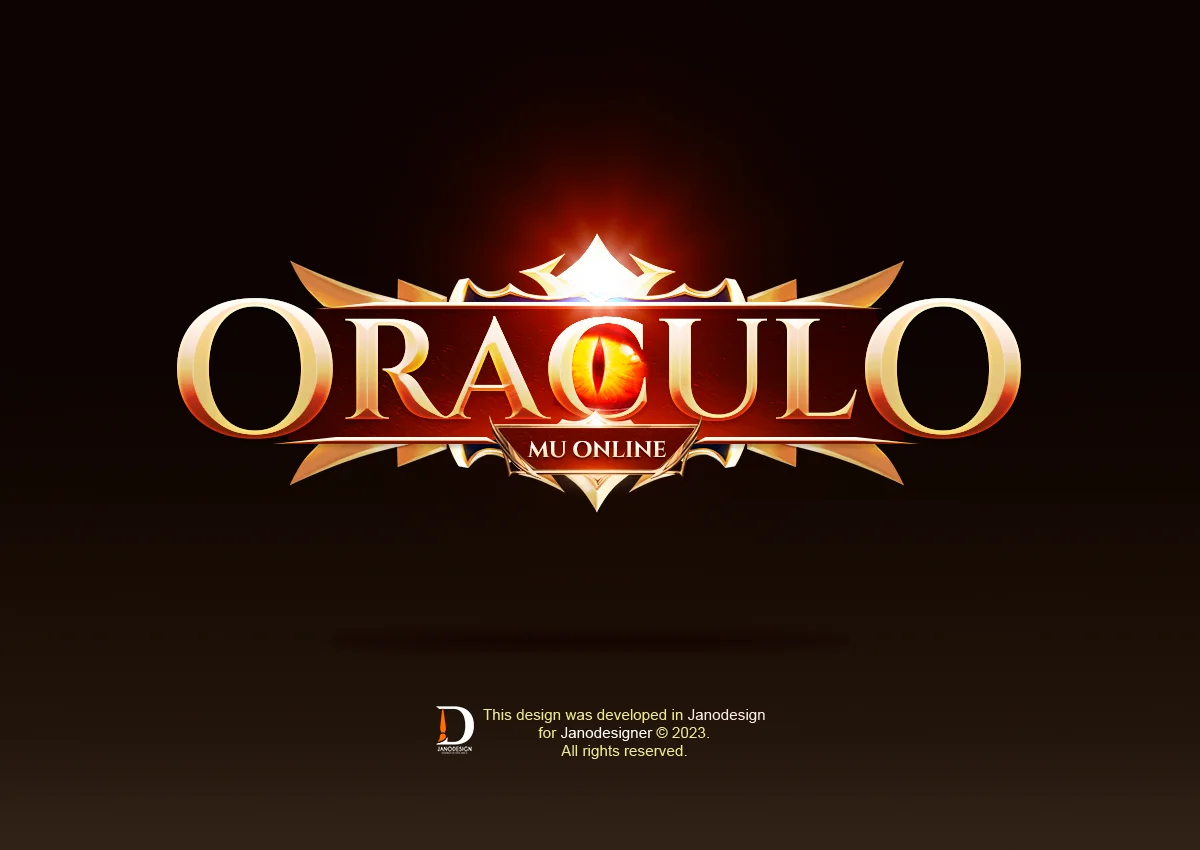 EDITABLE GAME LOGO - ORACULO MU ONLINE
